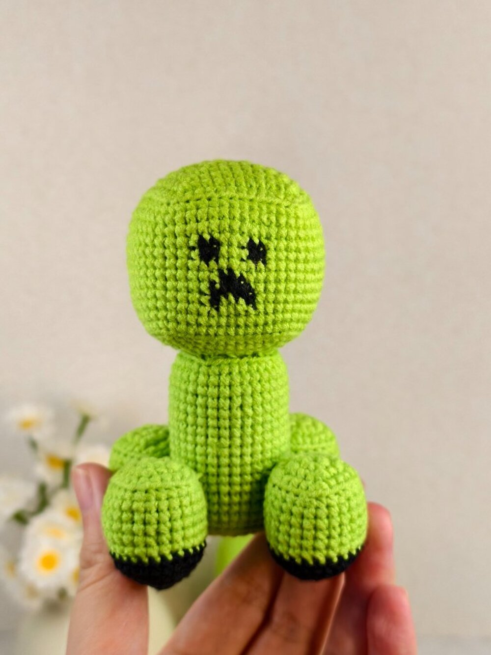 Handmade Amigurumi Crochet Minecraft Creeper Plushie
